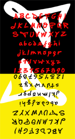 sample of the Forger font